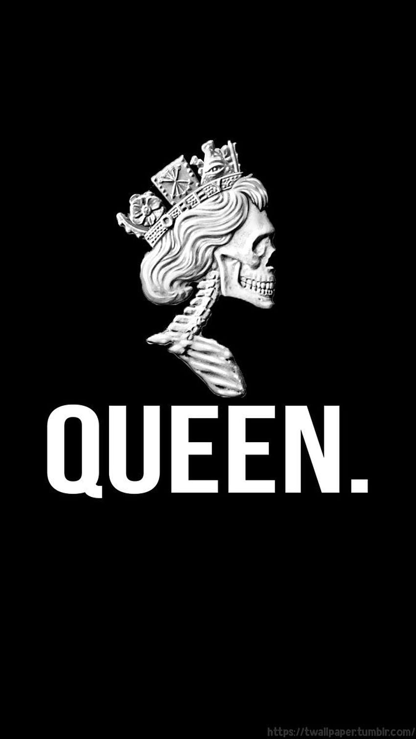 T - King: Queen, Skull King HD phone wallpaper