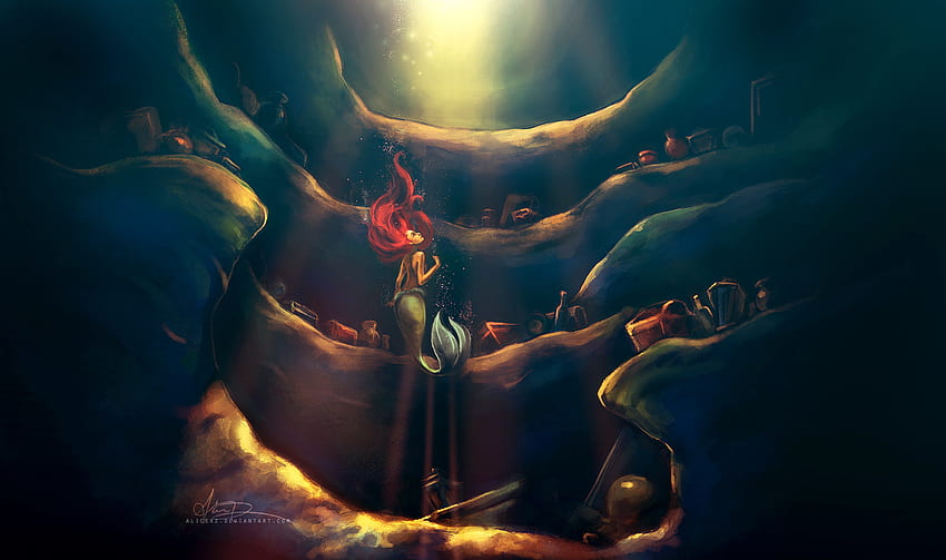 Ariel The Little Mermaid นางเงือกน้อย - ความละเอียด:, แล็ปท็อป Ariel วอลล์เปเปอร์ HD