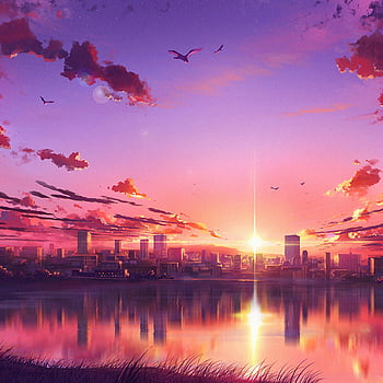 anime, Sunset HD Wallpapers / Desktop and Mobile Images & Photos