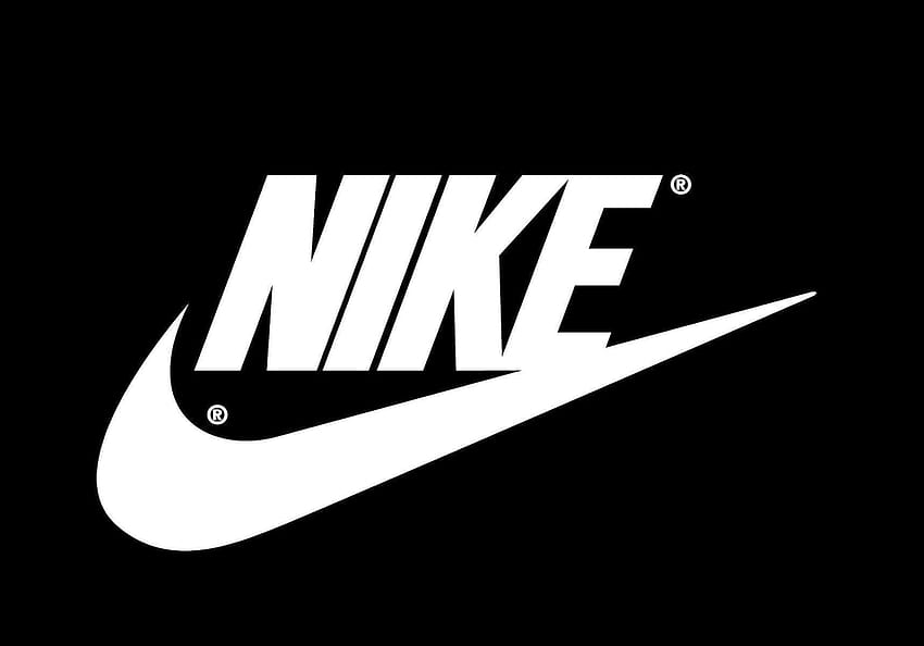 Loghi Nike, Logo Nike nero Sfondo HD