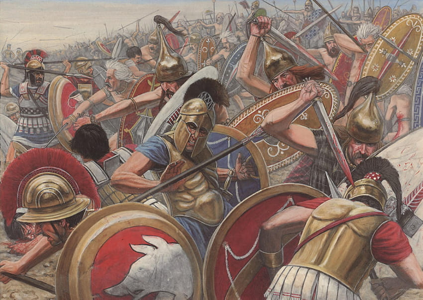 Roman Warriors Ultra . Background, Greek Painting HD wallpaper