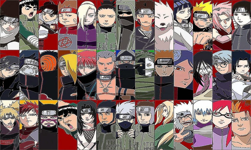 Naruto Shippuden All Characters, Naruto Anime HD wallpaper