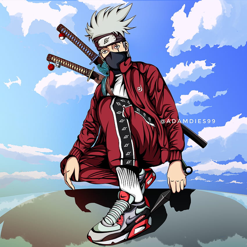 Kakashi , Fan art I made, I hope you guys like it : r/Naruto