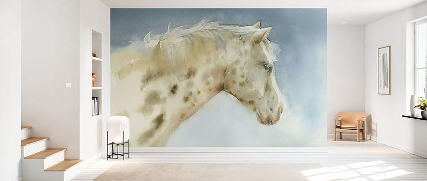 Dapple Gray Horse – decorate with a wall mural – wall HD wallpaper