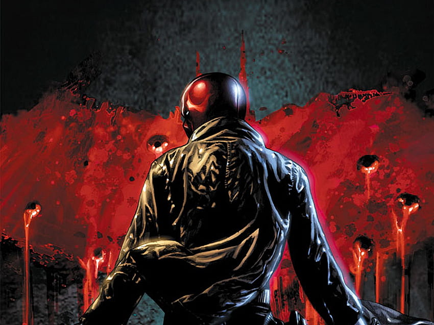 The Red Hood, Red HUD HD wallpaper