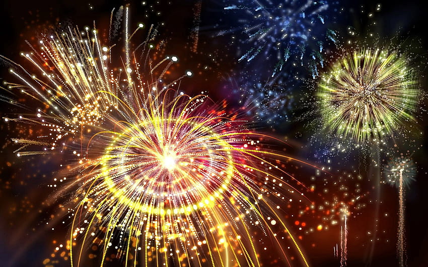 Abstract, Salute, Bright, Flash, Colorful, Colourful, Explosion HD wallpaper