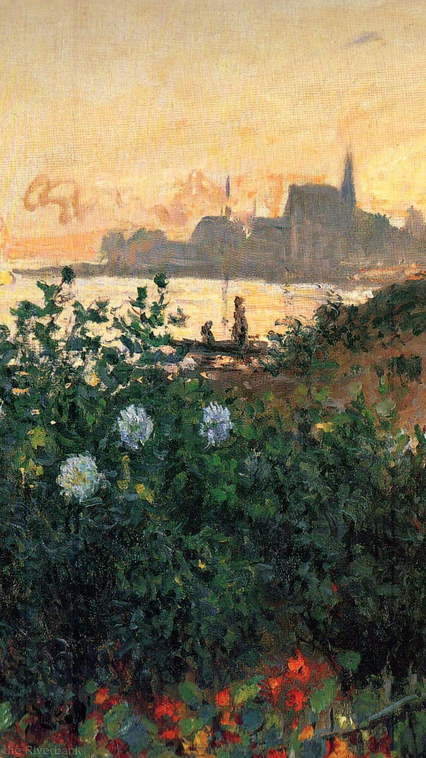 arte, pinturas de Claude Monet fondo de pantalla del teléfono