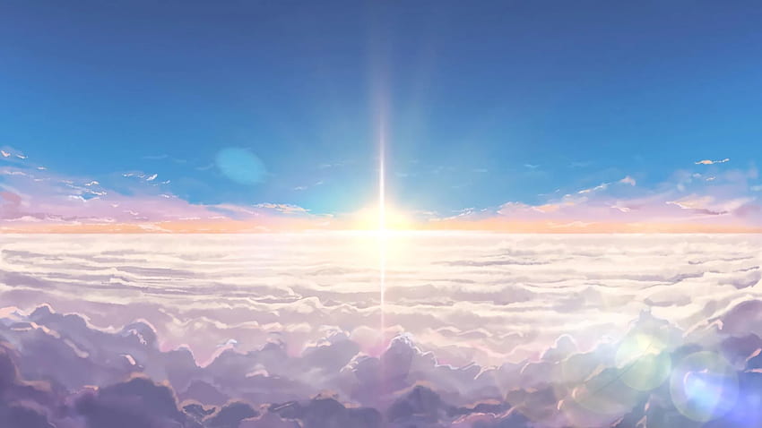 Sky Anime, Morning Anime HD wallpaper