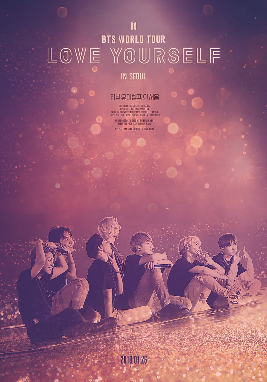 Bts Love Yourself Affiche de Séoul - Bts Love Yourself Обои - -, LOVE MYSELF BTS Fond d'écran de téléphone HD