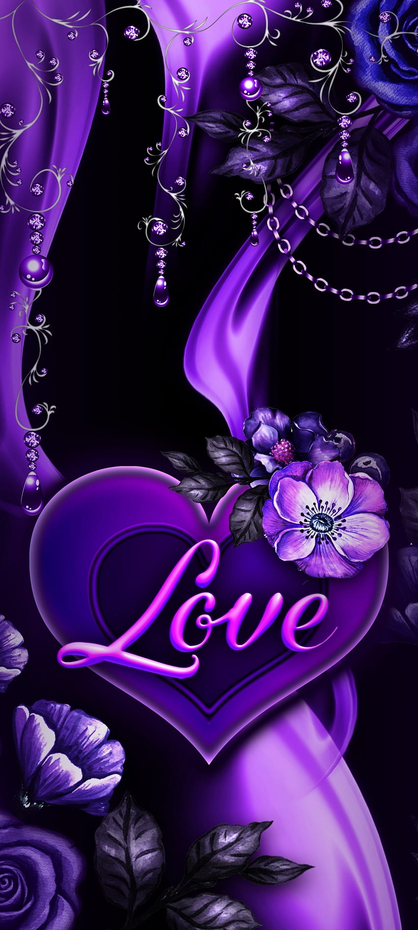 Deep love heart, magenta, pink, purple HD phone wallpaper | Pxfuel