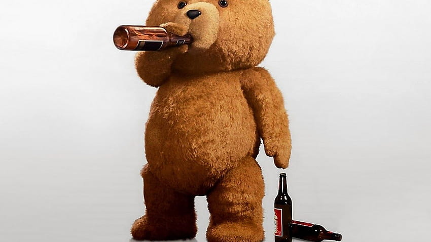 Teddy Bear Drink Bear, Ted Movie HD wallpaper