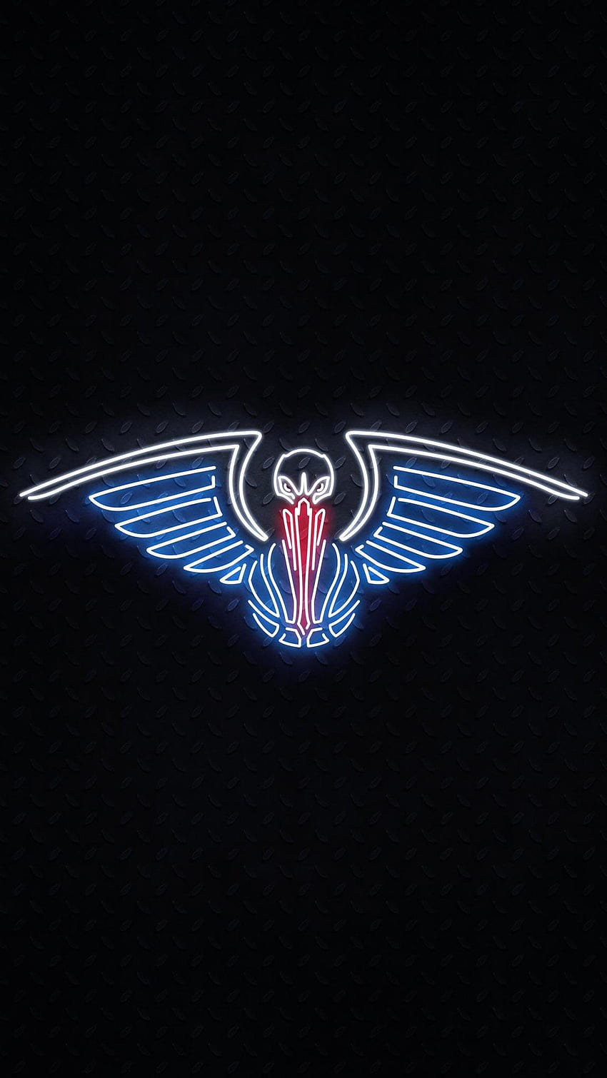 Neon Made on Twitter : NOLAPelicans, лого на New Orleans Pelicans HD тапет за телефон