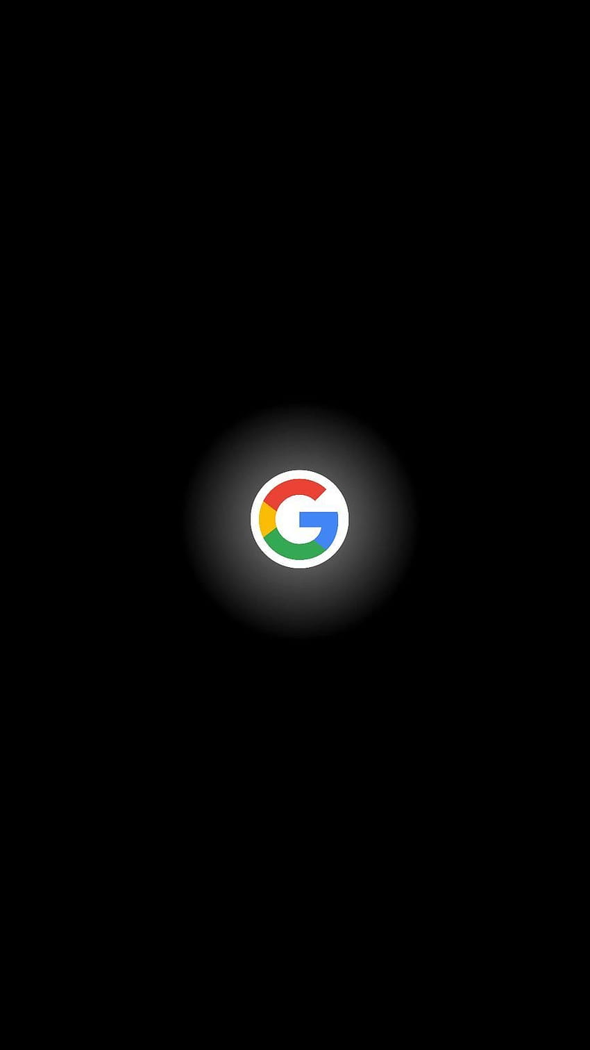 Google Logo Amoled HD phone wallpaper