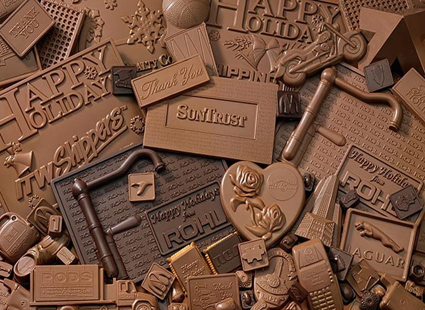 Pilih sepotong cokelat Anda, manis, cokelat, sepotong, enak, enak, enak Wallpaper HD