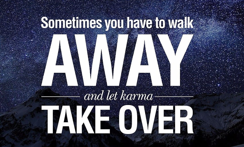 Good and Bad Karma Quotes and Sayings with HD wallpaper