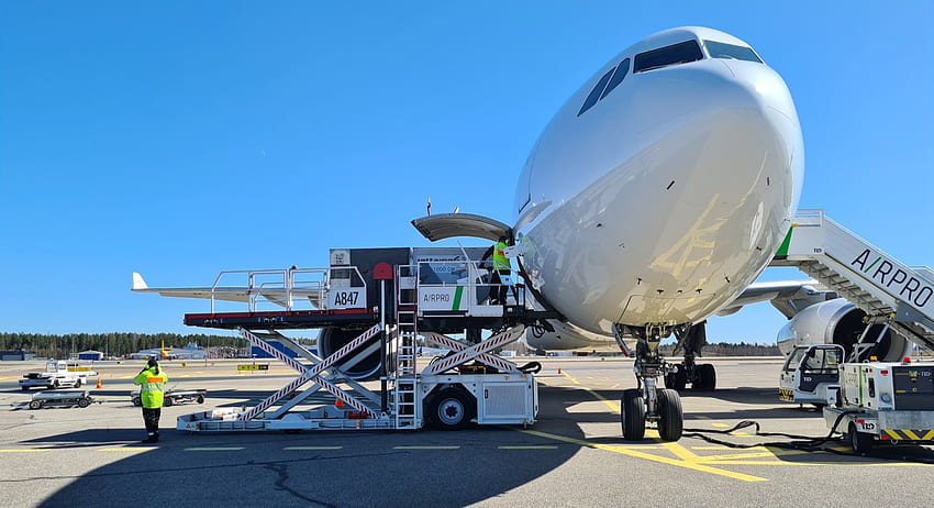 ¿Por qué elegir la carga aérea para sus transportes de industria pesada?, Air Freight fondo de pantalla
