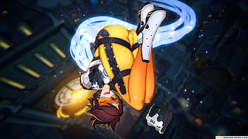 Tracer Overwatch Game Art 4K Wallpaper iPhone HD Phone #2280h