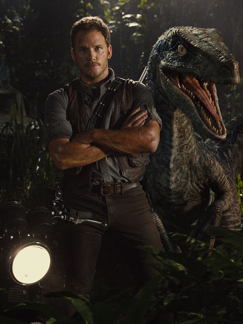 Hintergrund für den Sperrschirm. . Jurawelt, Chris Pratt Jurassic World HD-Handy-Hintergrundbild