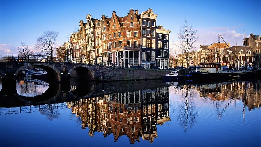 Right Click On This - Amsterdam Nice -, Amsterdam Winter HD wallpaper