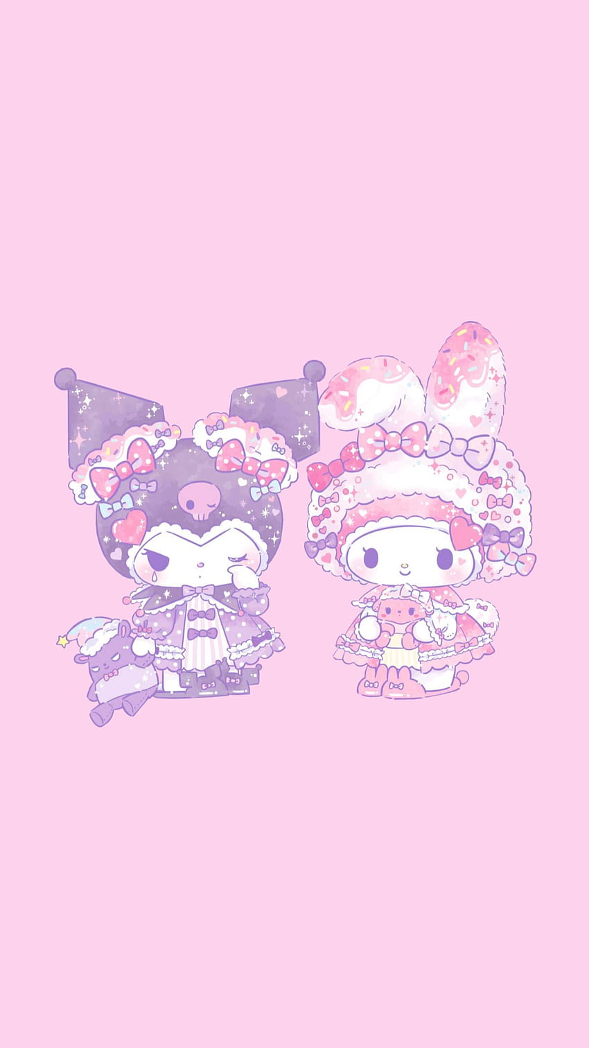 Sanrio Kawaii, Kuromi, Anime, Bonito, Melodia Papel de parede de celular HD