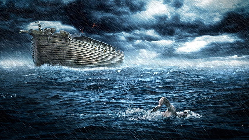 Arca di Noè in mare, Arca di Noè Sfondo HD