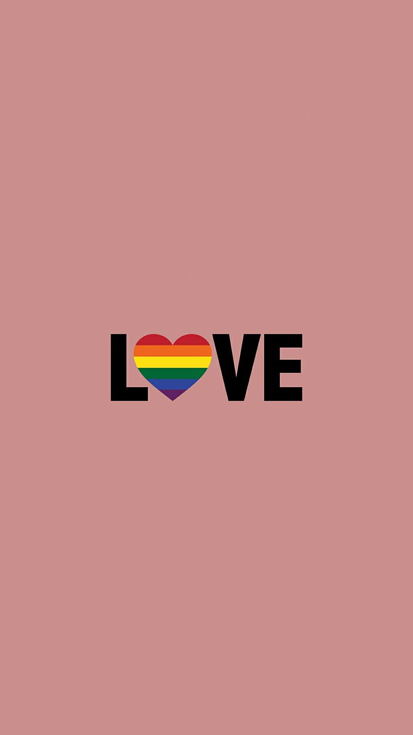 프라이드 / LGBT / 게이 / 레즈비언 / 바이 / 트랜스 / 사랑은 사랑이다 HD 전화 배경 화면
