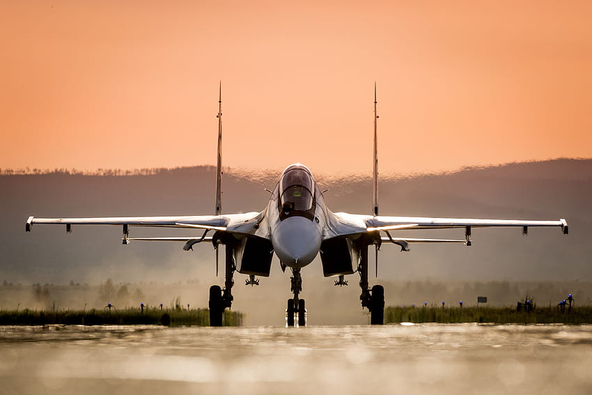 Sukhoi Su-30, avion de chasse, militaire, avion Fond d'écran HD