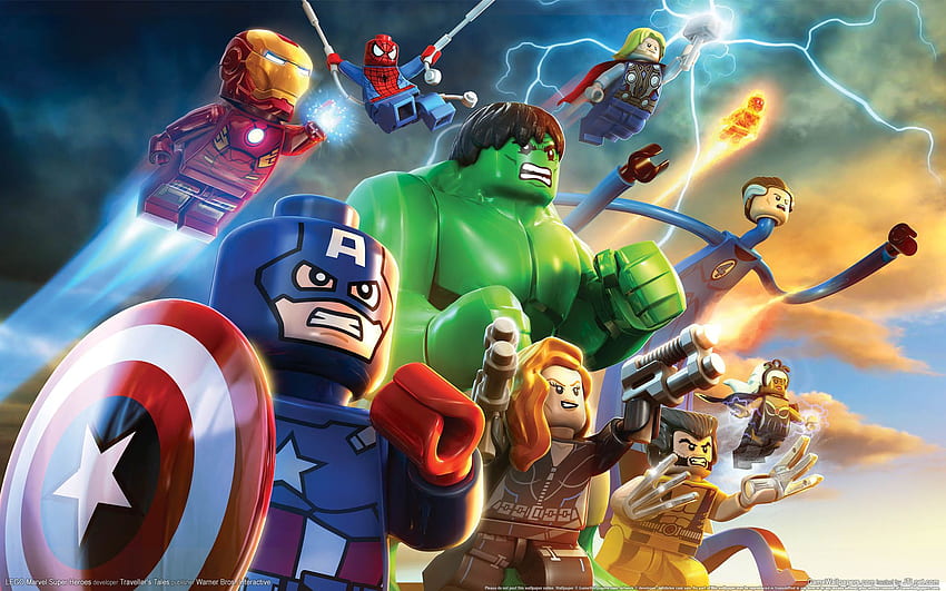 Lego Marvel Super Heroes Jeu pour - Jeu, LEGO Marvel Avengers Fond d'écran HD