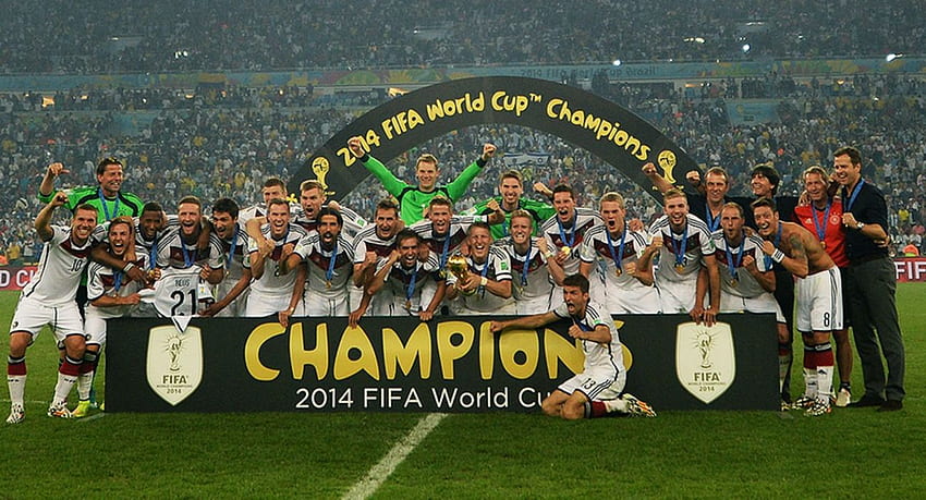 ドイツ FIFA ワールド カップ 2014 チャンピオン サッカー。 高画質の壁紙