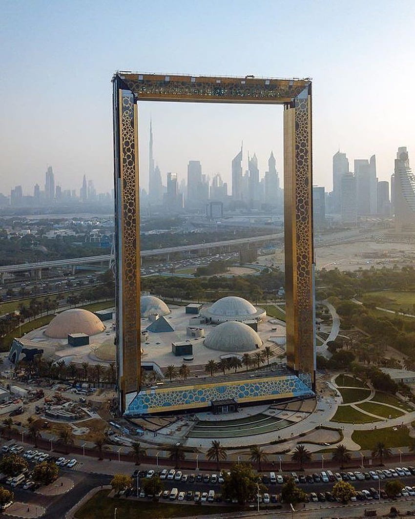 The Dubai Frame, world's new attraction opening later this year HD phone wallpaper