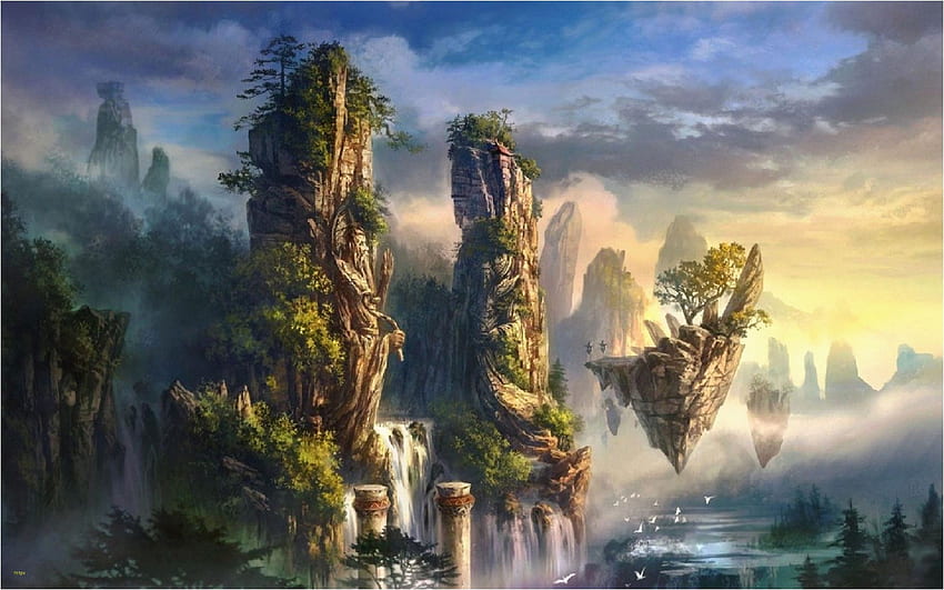 Mythical World, Mythical Landscape HD wallpaper