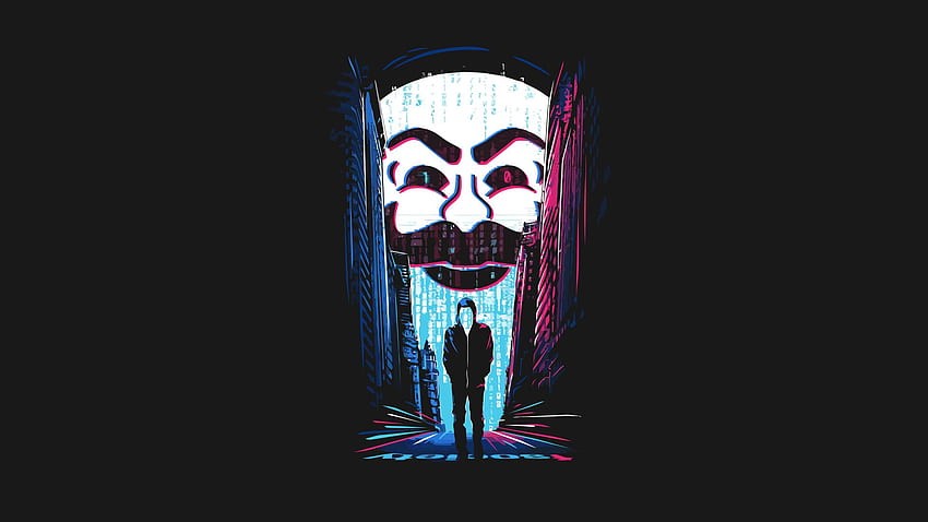 Hacker, TV Series, Fsociety, Mr Robot, section minimalism in resolution HD wallpaper