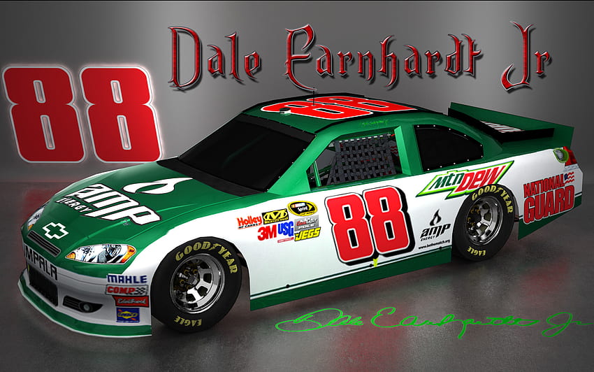 Dale Earnhardt Jr NASCAR Signature HD wallpaper