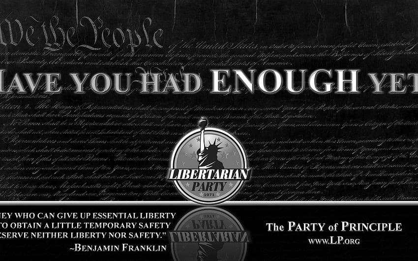 Shared Graphics Libertarian Party [] HD wallpaper