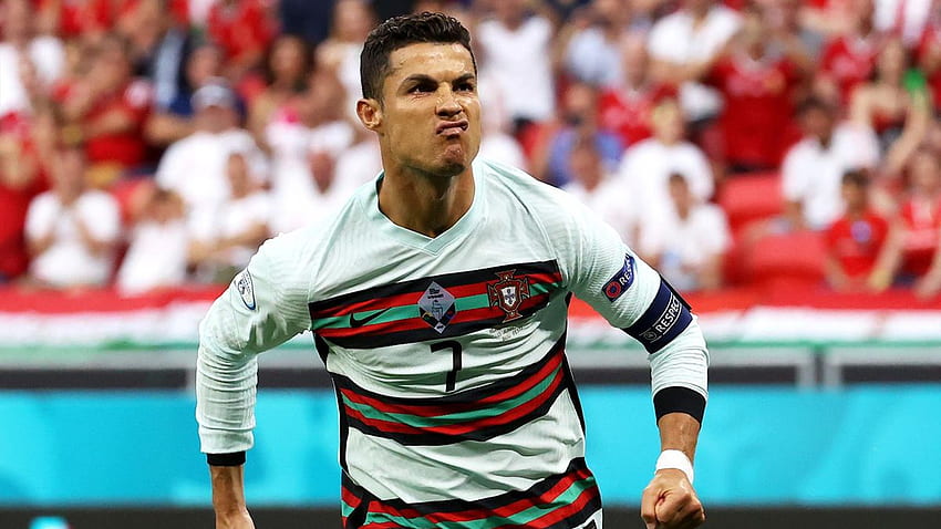 Cristiano Ronaldo becomes top scorer in European Championship history with 11 goals, Cristiano Ronaldo 2021 HD wallpaper