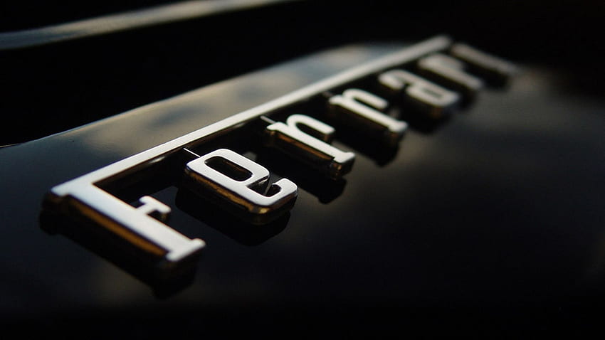 Ferrari 3D-Logo-Logo, Unternehmen, Technologie, Logo-Design, berühmtes Logo HD-Hintergrundbild