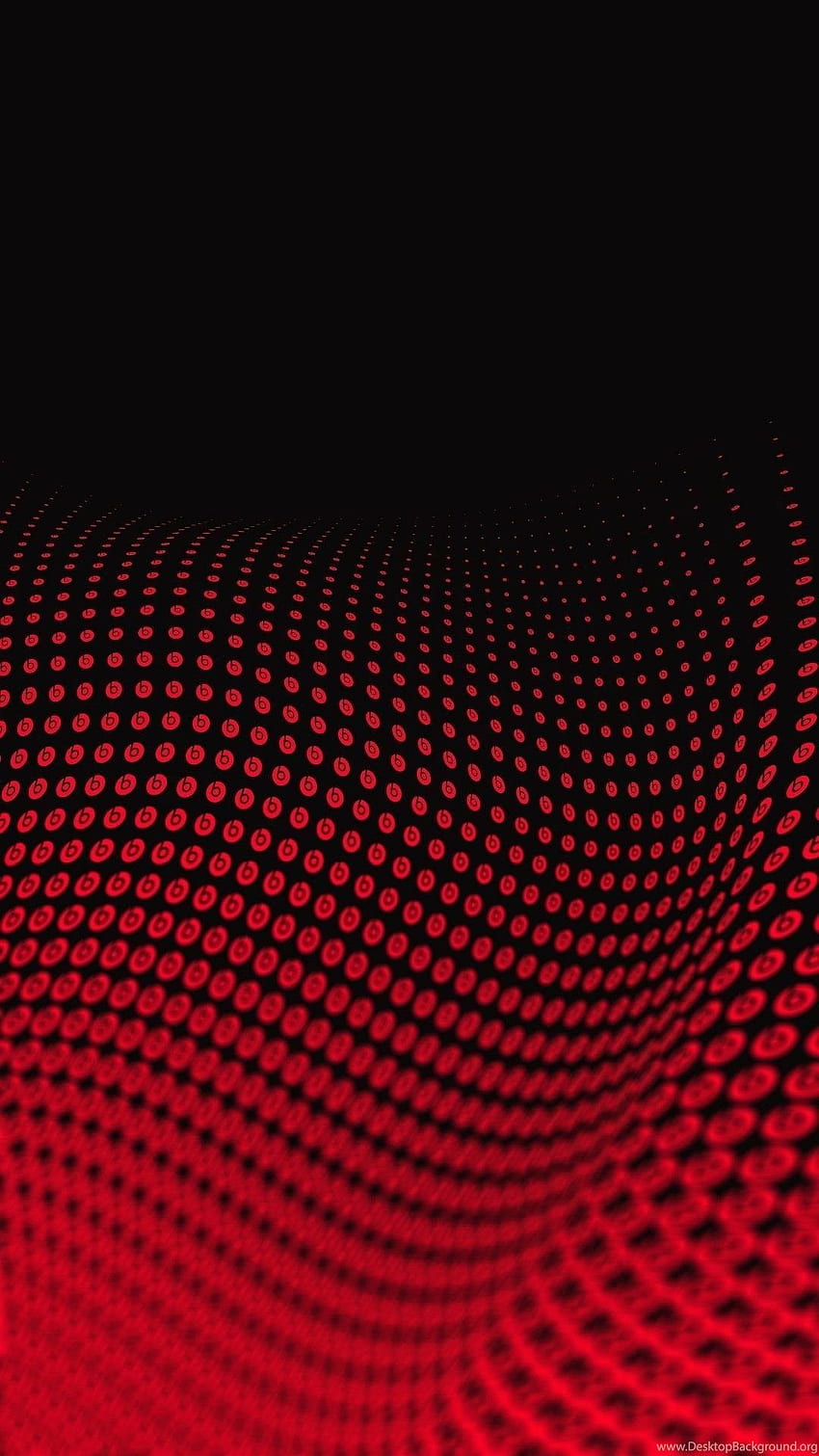 Full 1080 X 1920 Smartphone Red Wave 3D Abstract. Background HD phone wallpaper
