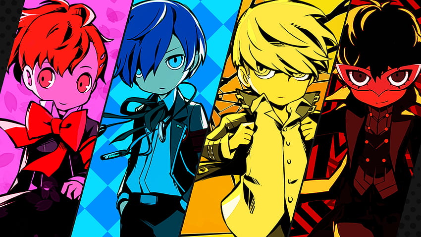 Made a using the MCs from Persona Q2, what do you guys HD wallpaper