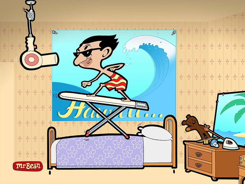 Mr. Bean Cartoon HD wallpaper