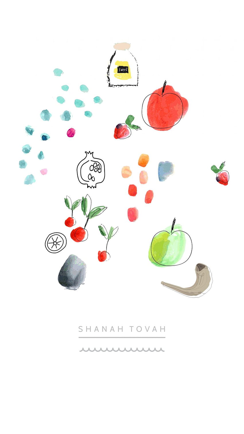 Shana Tova! Get in the Spirit with a . Between Carpools, Rosh Hashanah HD phone wallpaper
