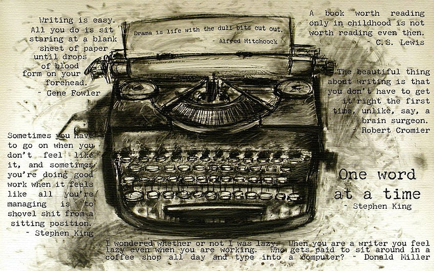 Pismo . Pisanie, kreatywne pisanie i nerdowskie pisanie Tapeta HD
