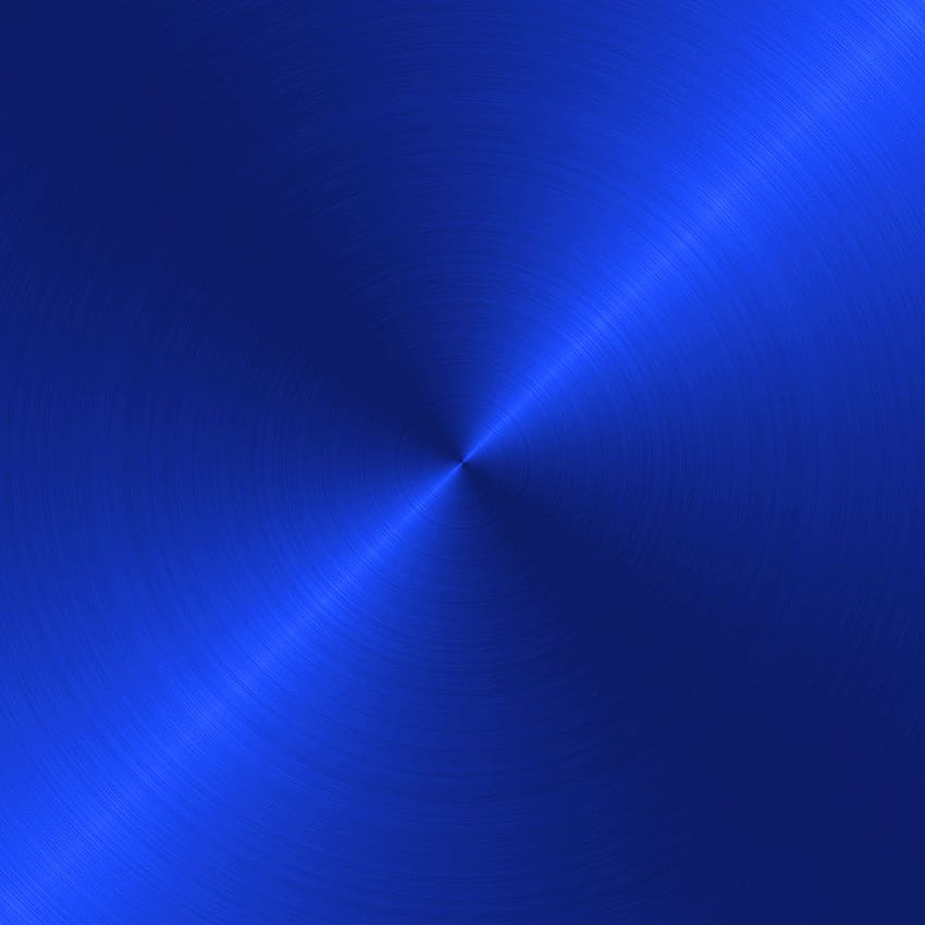 königsblauer runder hintergrund aus gebürstetem metall. Blauer Hintergrund, königsblauer Hintergrund, Metallhintergrund, königsblaue Textur HD-Handy-Hintergrundbild