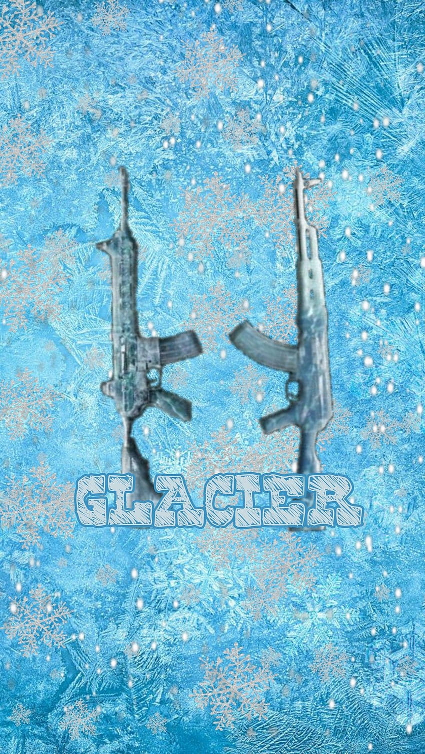 M416 × AKM GLACIER — najlepsze dla Andrioda Tapeta na telefon HD