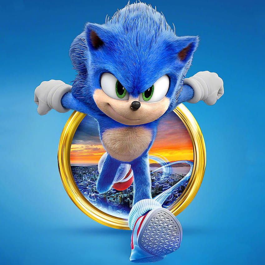 Sonic The Hedgehog 2020 iPad Air Tapeta na telefon HD