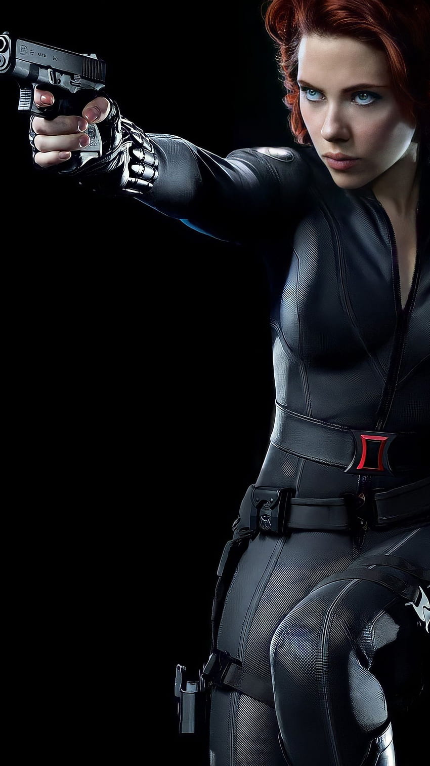 Scarlett Johansson, vengadores, viuda negra fondo de pantalla del teléfono