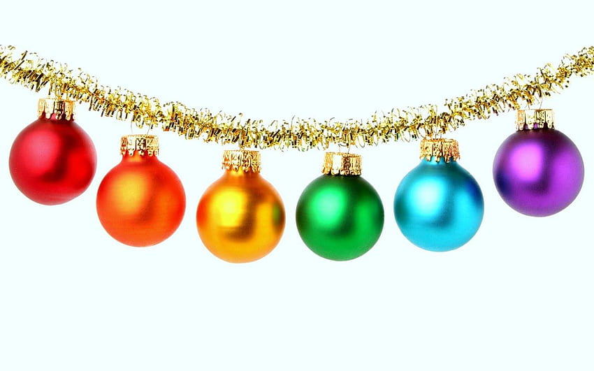 MUNDO DE CORES FELIZES. Capa do facebook de natal, arco-íris de natal, decorações de bolas de natal papel de parede HD