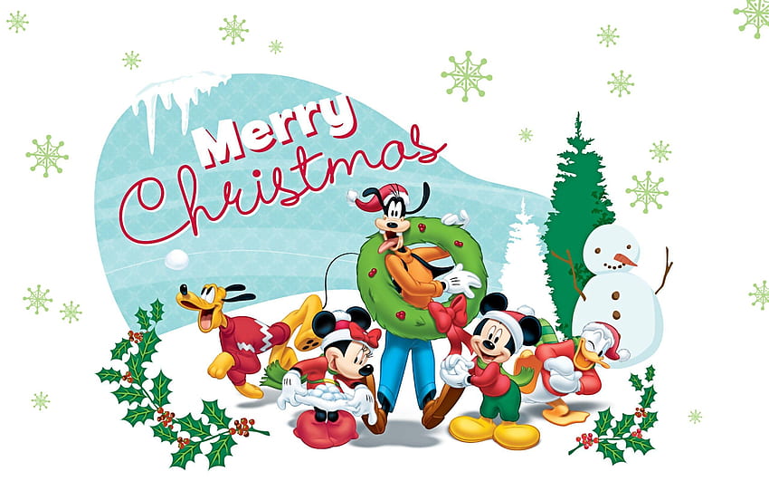 Disney Christmas - , Disney Christmas Background on Bat, Disneyland Retro HD wallpaper