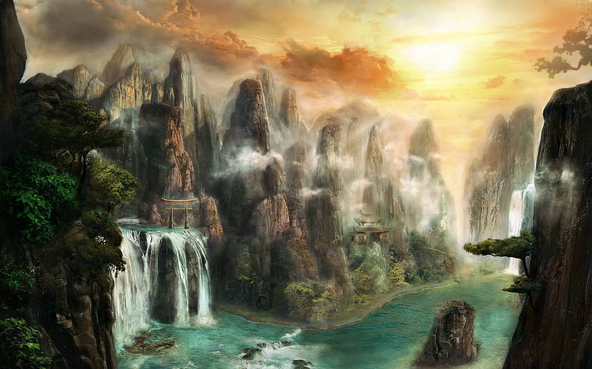 Fantasy World, Imaginary World HD wallpaper