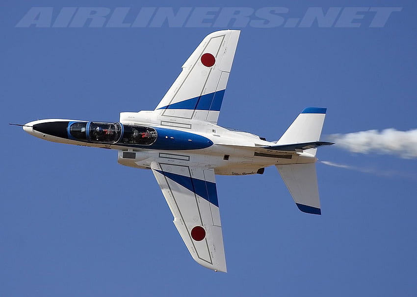 川崎 T4、ジェット、練習機、高度な練習機、日本空軍 高画質の壁紙