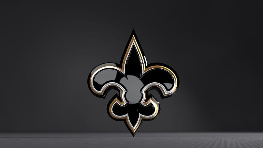 Hintergrund New Orleans Saints. 2019 NFL-Fußball HD-Hintergrundbild
